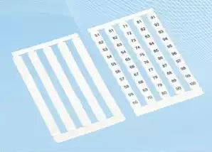 Terminal label strip SAK JXB label strip blank digital label