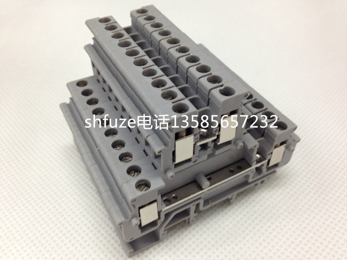 Shanghai Rep double layer wiring terminal JMBKKB2 5 micro double layer wiring end subtable wiring end