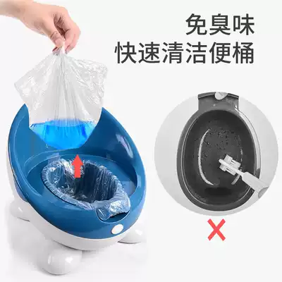 Children's small toilet bag garbage bag children toilet cleaning bag baby children toilet disposable plastic bag