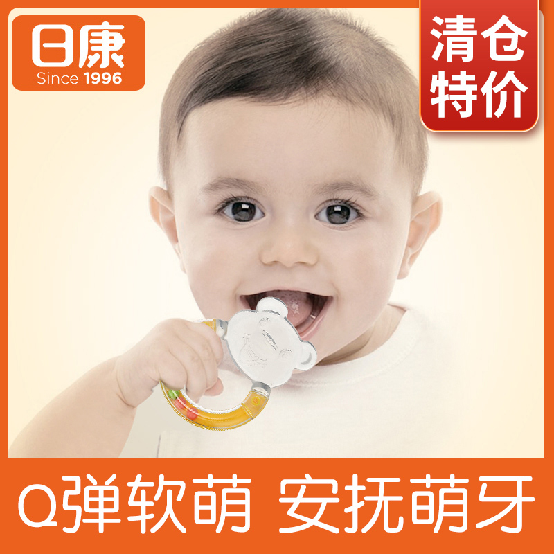 Baby teething period teether baby molar stick baby toy teether toy bite glue baby hand grasping anti-eating hand