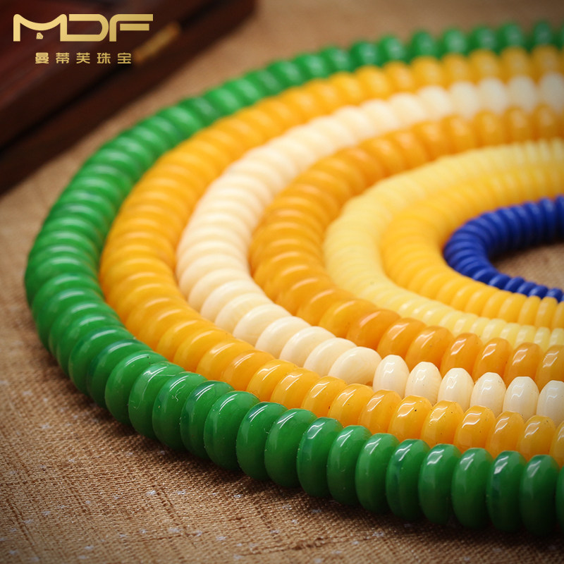 Imitation Honey Wax Sepal beads Abacus Beads Spacer Handmade Diy Buddha Beads Hand Condensed Beads Accessories Star Moon Accessories