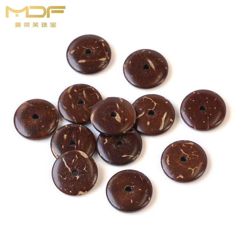 Original Color Coconut Shell Septer Brown Spacer Handmade DIY Ornament Accessories Diamond Stars Moon Bodice Accessories Handstring Accessories