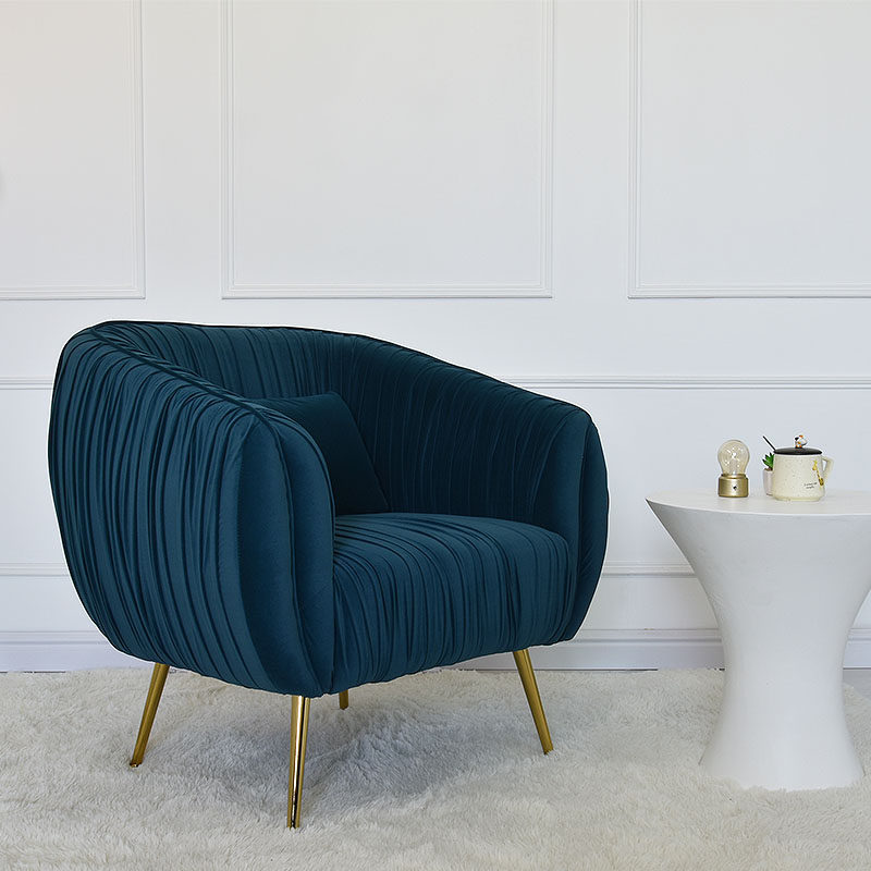 Comfortable single-person sofa small family design after modern creative and creative living room fabric light luxury leisure lazy