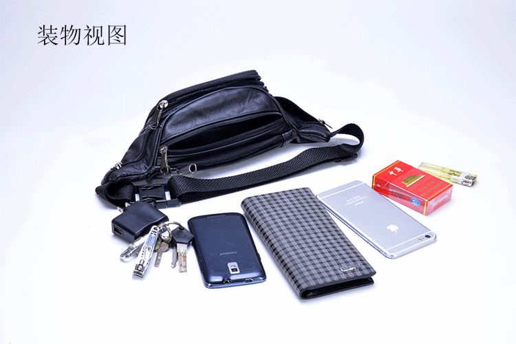 Túi của nam giới túi ngực da điện thoại di động eo Bao Đầu lớp da vai túi Messenger thủ quỹ kinh doanh gói bộ sưu tập túi túi đeo bụng giá rẻ