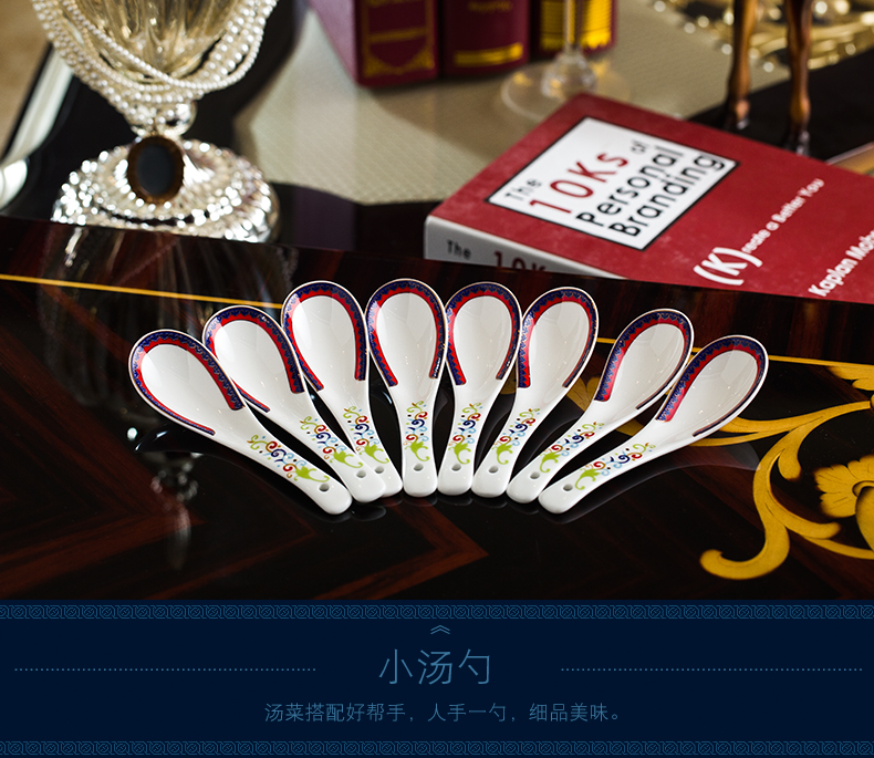 High quality western amorous feelings six ipads porcelain tableware suit dishes household gifts special dishes American style