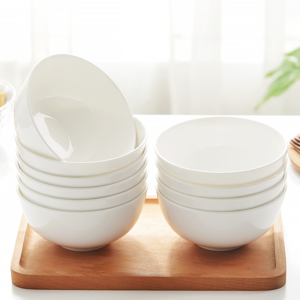 Tangshan For Home White Tableware Bone China Bowl