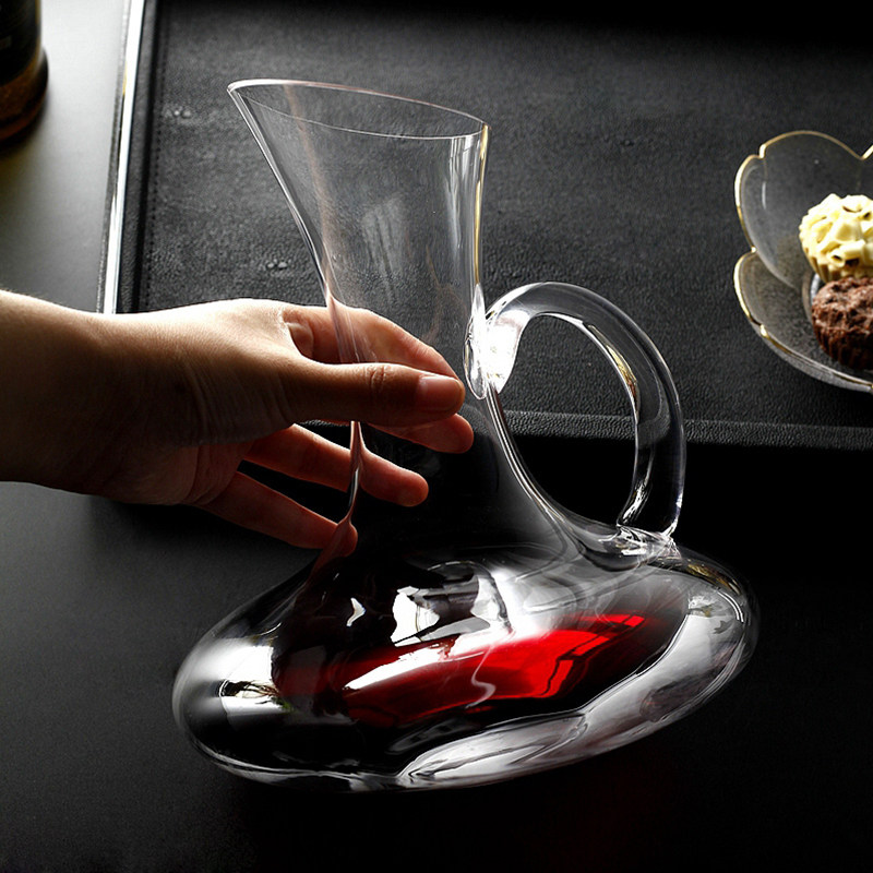 Crystal Glass Red Wine Decanter Suit Home Wine Quick Thickening Individuality Creative Eurostyle Wine Maker