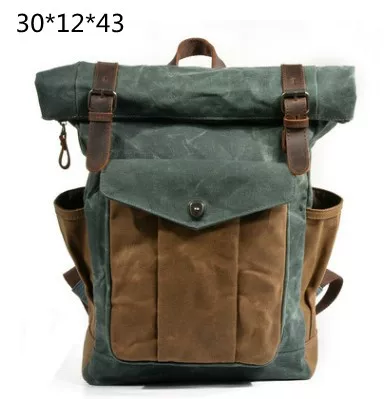 Водостойчный ретро-рюкзак для путешествий, ноутбук, американский стиль