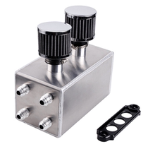 Modified for Honda Civic EK EG double air filter oil breathable pot 3L waste oil pot secondary intake