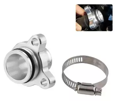 Modified applicable BMWN55 N54 N53 N52 N51 N20 335I water pipe couplings with clamp aluminum alloy