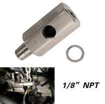 Car modification oil pressure gauge sensor connector 1 8NPT M10X1 stainless steel turbocharger connector tee
