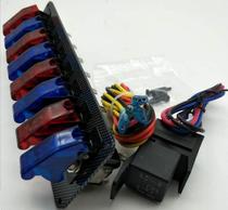 Car modified carbon fiber ignition switch combination switch Power-off switch Racing integrated toggle switch combination