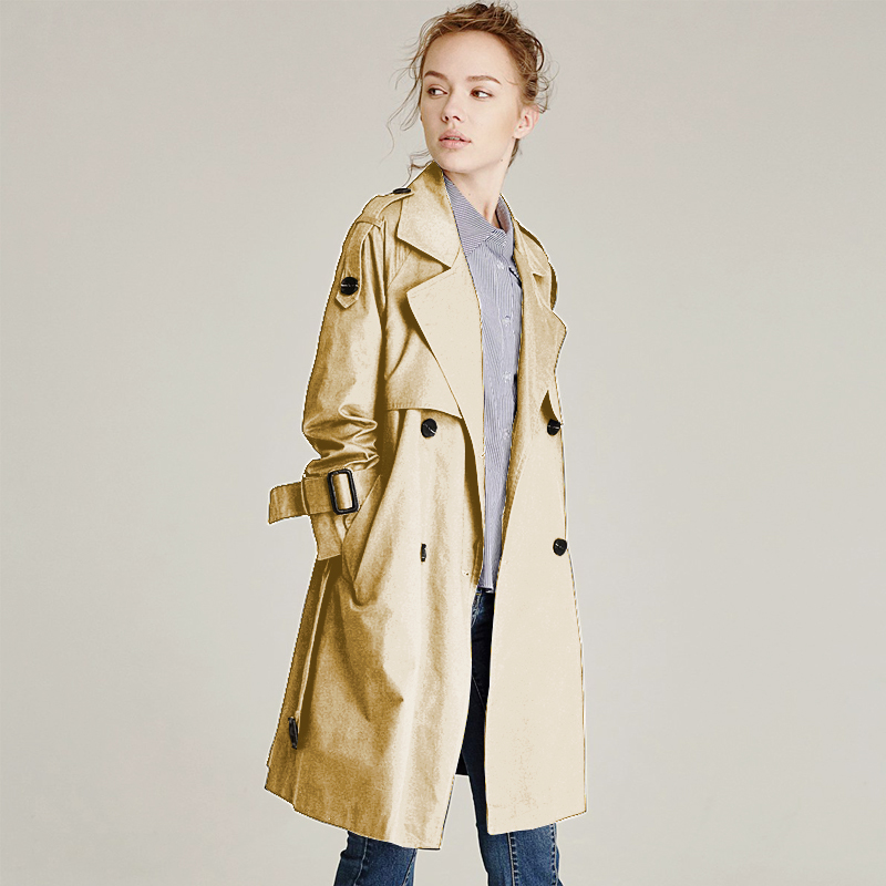 Trench pour femme       en Coton en Coton - Ref 3227638 Image 3