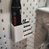 Electric screwdriver holder bit storage is suitable for IKEA SKADIS hole board accessories, which can be changed into square holes or round holes.