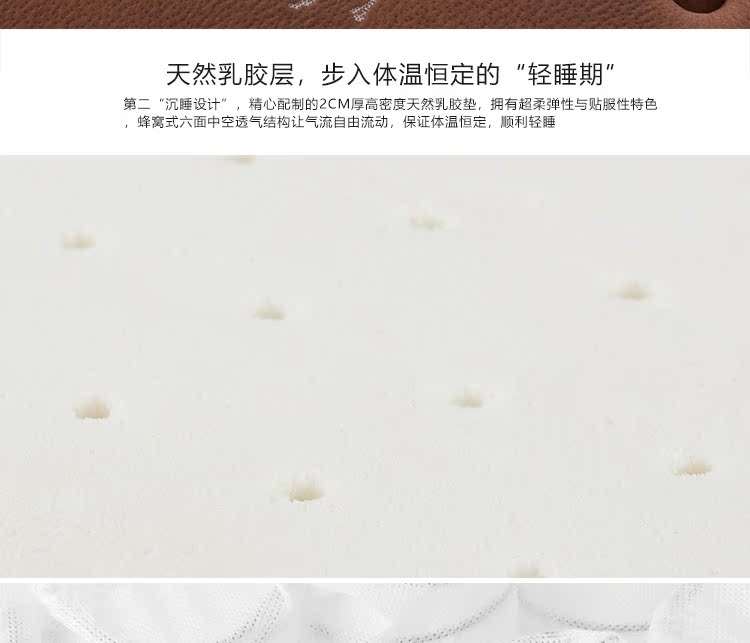 Sizhuyun Cao su thiên nhiên Mềm và cứng Túi kinh tế độc lập Nệm lò xo Simmons Nệm 1,8 mét - Nệm nệm cao su kymdan