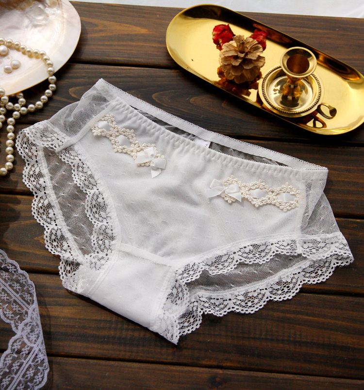 Ngưỡng mộ ~ retro ren thoáng khí lưới cotton lót tam giác đồ lót kích thước lớn nữ nk116 quan lot the thao