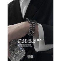 Tom originally applied iwatch8 7 6 SE 5 Apple Watch double-chain strap with 40 42 44mm metal in