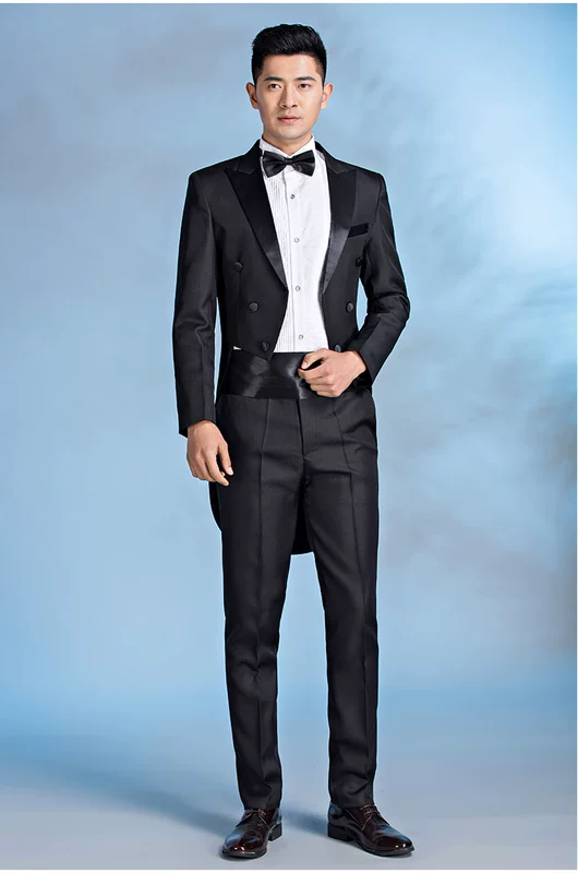 Tuxedo nam slim dress phù hợp với phù hợp với chỉ huy sân khấu điệp khúc trang phục ma thuật máy chủ steward