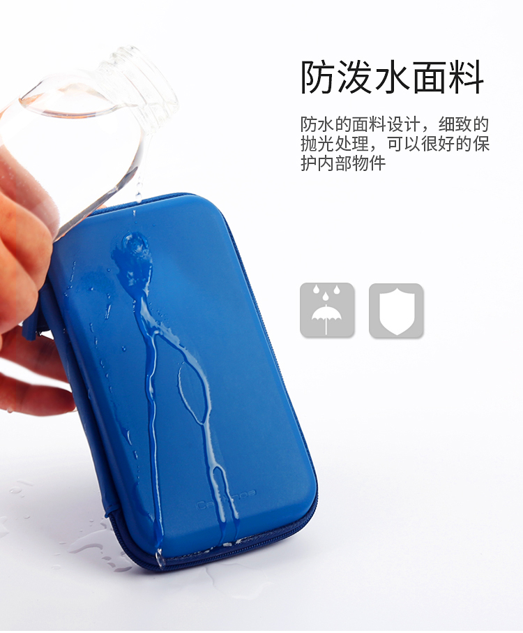 gói Cartinoe di động cứng đĩa lưu trữ cáp mực tai nghe U U Shield Trường hợp kỹ thuật số đa năng sạc Po - Lưu trữ cho sản phẩm kỹ thuật số túi đựng cáp sạc tai nghe