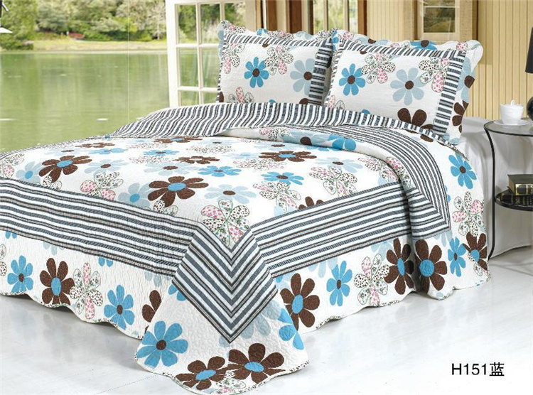 100% cotton rửa Hàn Quốc chần trải giường ba bộ bông chần sheets điều hòa không khí mùa hè là 230 * 250