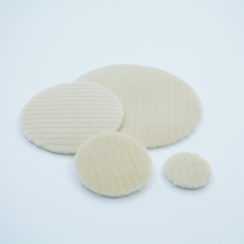 Wool polished disc Self-adhesive 4-inch wool disc Automotive hardware furniture polished and polished waxed polished short wool wheel