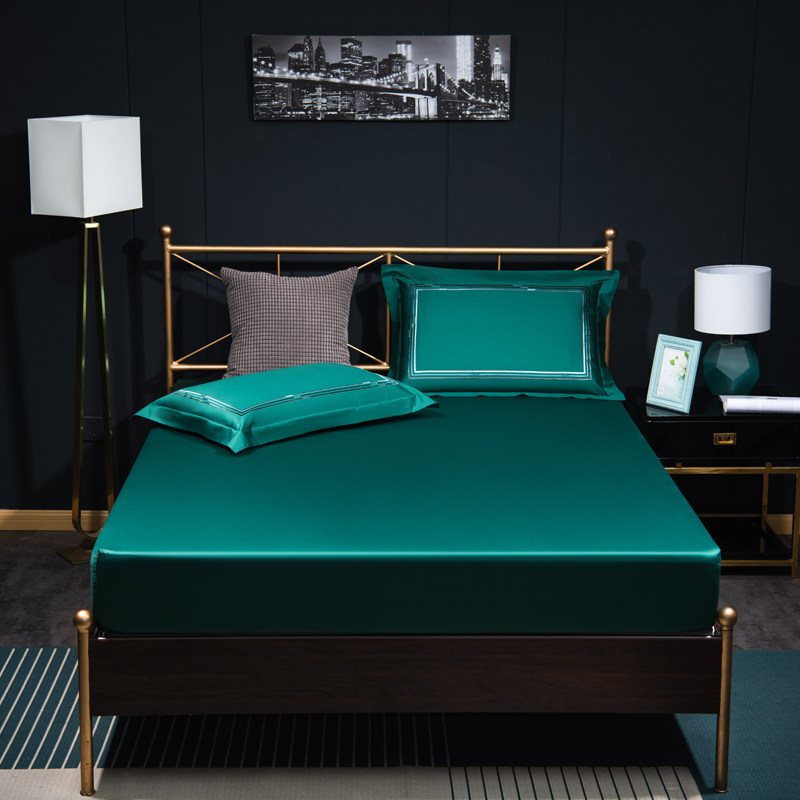 100 high-grade long-staple cotton gong satin cotton bag all-cotton anti-slip mould cover tatami mat protective cover customized