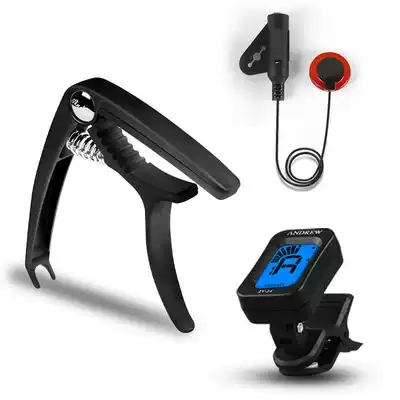 Andrew guitar accessories tuner pickup sound shift clip instrument multi-use ukulele universal adhesive hook