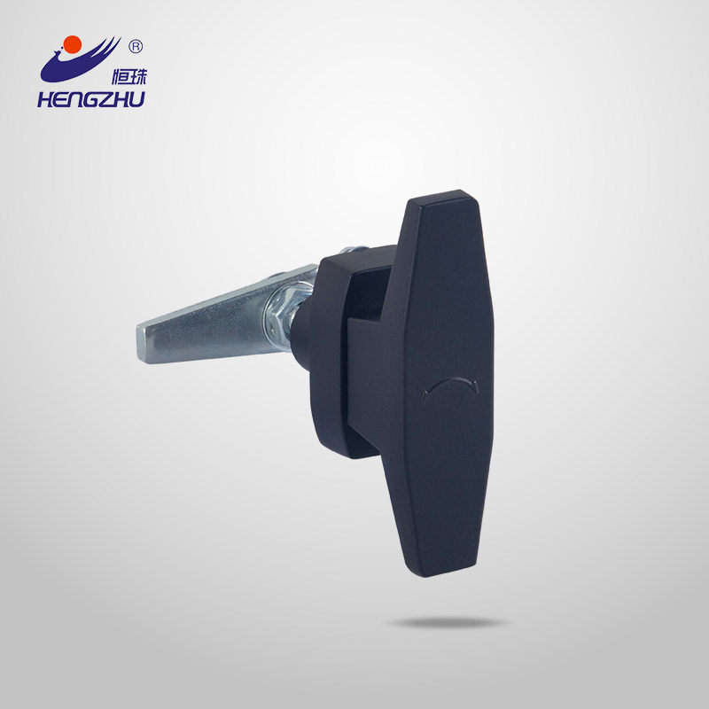 Hengzhu cabinet lock MS101-1-2 power distribution cabinet door lock black T-type handle Lock Factory Direct