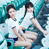 Японская униформа для школьников, сексуальный комплект, одежда для гимнастики, популярно в интернете, косплей