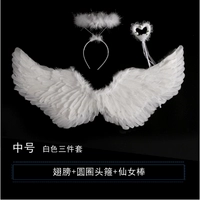 Белые крылья установлены [Крылья+Ангел Бедный+Сказочная палка]