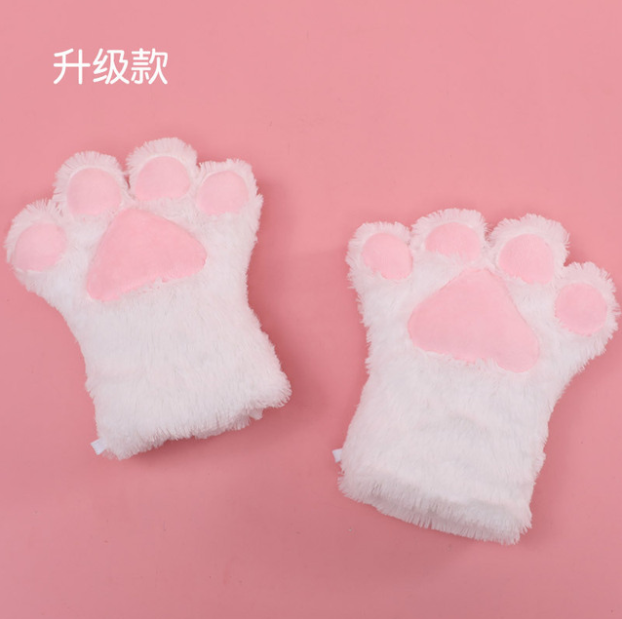Plush Cat Paw Gloves Cute Cute Cute New Cosplay Performance Adult Children Bear Claw Gloves Kitty Gloves Ornament