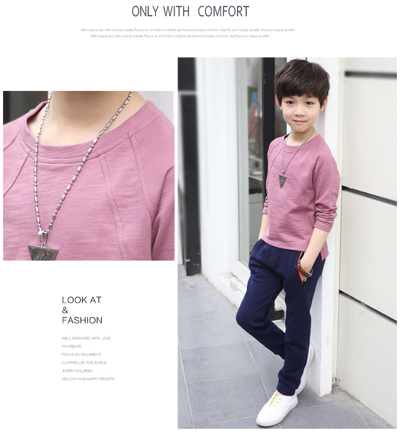 Áo thun bé trai cotton dài tay mùa xuân mới 2019 cho bé sơ sinh đáy quần áo trẻ em từ bi mùa xuân và mùa thu quần áo trẻ em áo thun bé trai cao cấp
