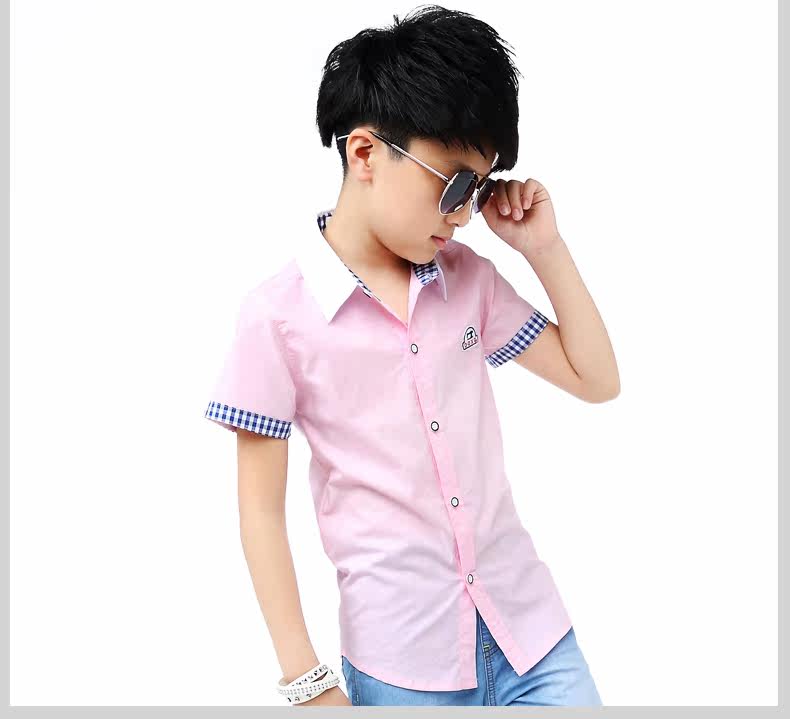 Chemise garcon à manche longue - Ref 2073555 Image 51