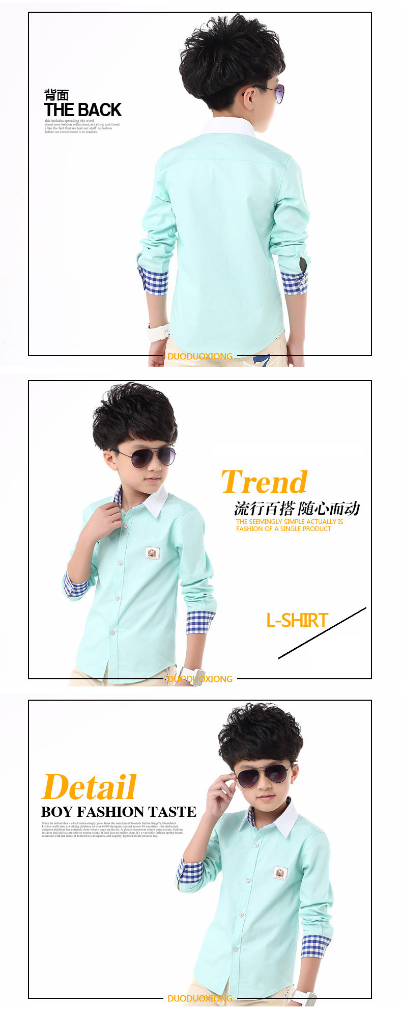 Chemise garcon à manche longue - Ref 2082465 Image 18