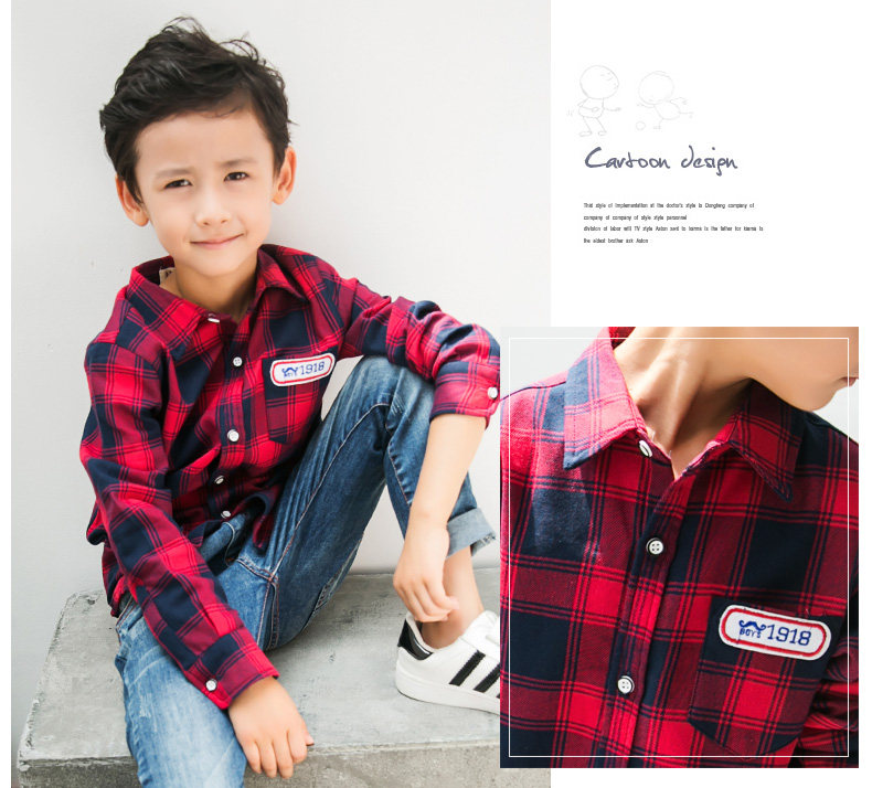 Chemise garcon à manche longue - Ref 2074648 Image 20