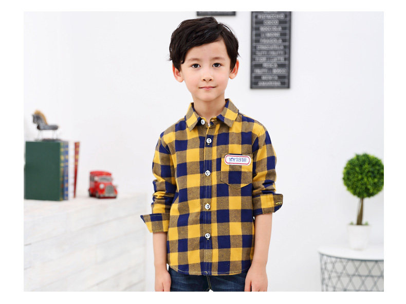 Chemise garcon à manche longue - Ref 2074648 Image 29