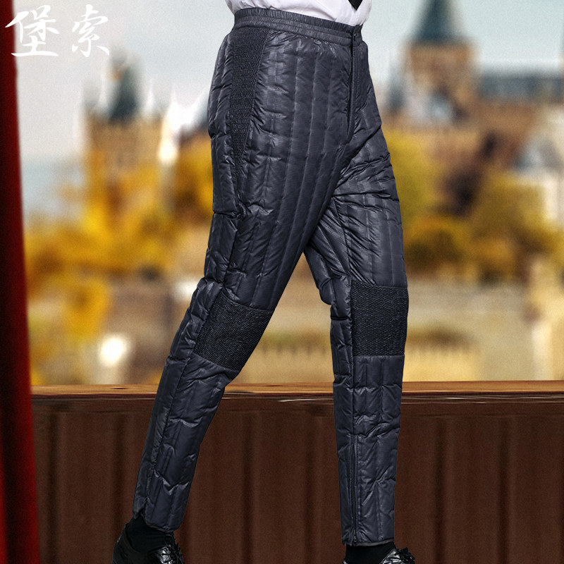 Fort down jacket men wear high waist thickening warm old men in the middle and elderly men in winter