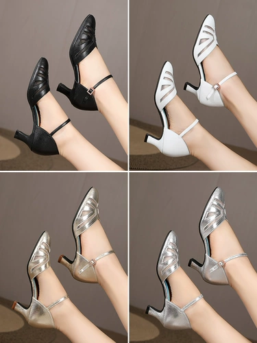 Обувь, летние туфли, танцующие сандалии, из натуральной кожи, мягкая подошва