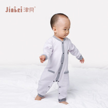 Jinbei Shumi velvet jumpsuit 3-12 months stretch cotton baby baby ha clothes climbing clothes extremely soft skin-friendly