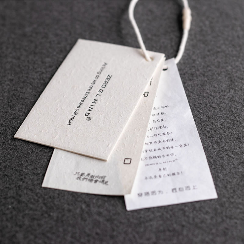 Clothing store tag logo customization clothing card custom brand design for women's clothing tag