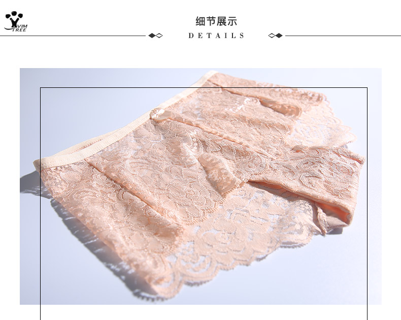 Đồ lót 3 hộp, phụ nữ có ren, mùa hè, eo, hông, quần nữ, màu đỏ, năm sinh - Giống cái quần chip đôi