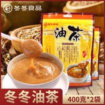 Shenyang specialty winter oil tea noodles crispy five kernel sweet Camellia oleifera tea bag tea breakfast 400g * 2 bags