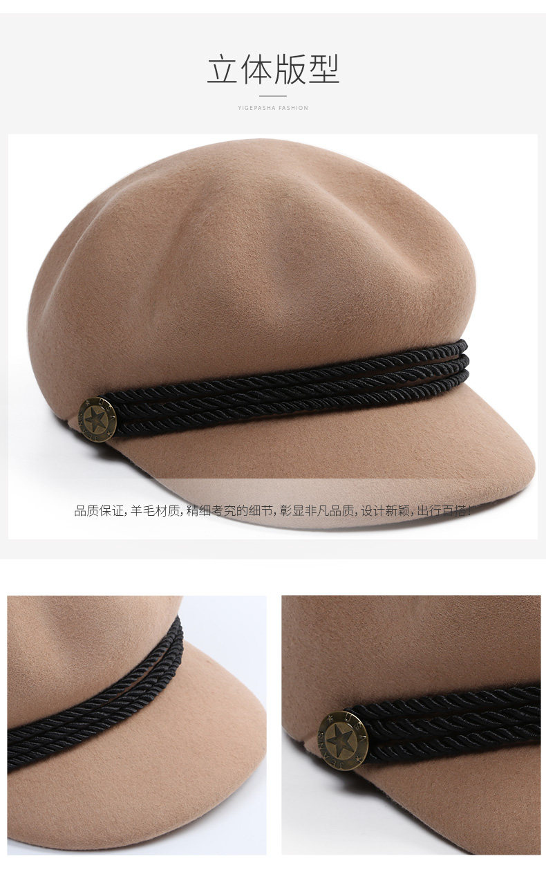 Chapeau pour femme      en Melange de laine - Ref 3233010 Image 11