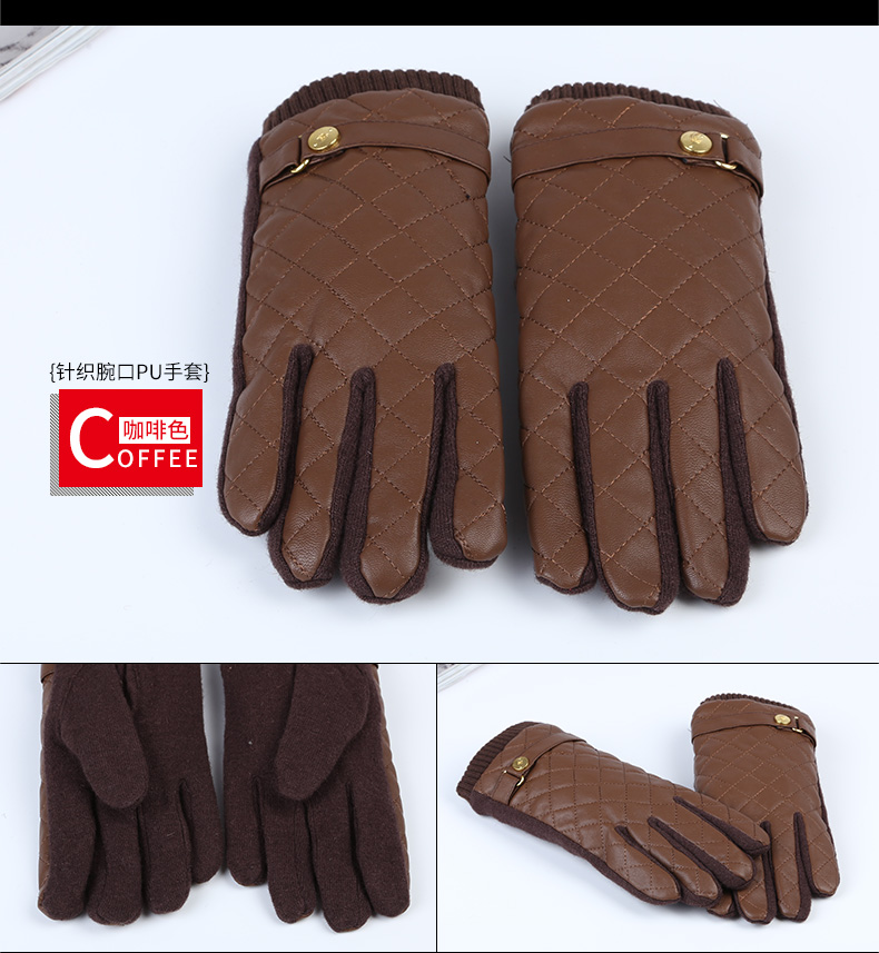 Gants pour homme      en Laine Cachemire - Ref 2782616 Image 30