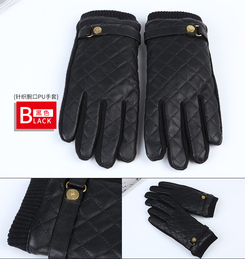 Gants pour homme      en Laine Cachemire - Ref 2782616 Image 29