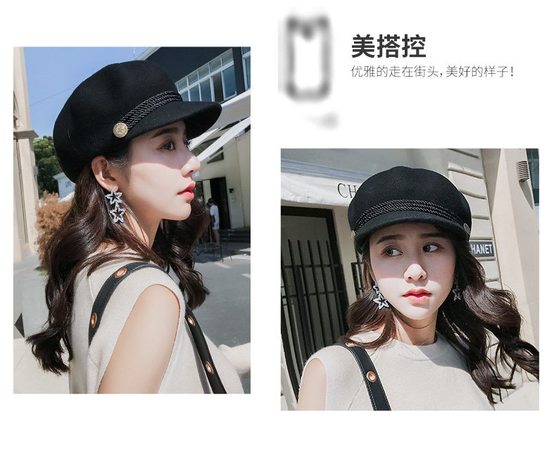 Chapeau pour femme      en Melange de laine - Ref 3233010 Image 8