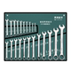 Wrench tool set Plum Blossom wrench tool complete set Hardware ratchet plate hand dual-purpose open-end wrench set