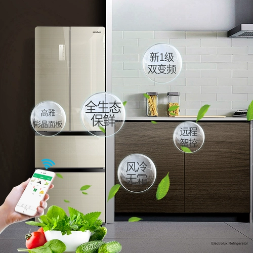 Ronshen/容声 BCD-318WD11MPAC Многодверный холодильник Четыре открытых двери, холодный и без кремового домашнего уровня.