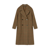 Eland clothes lovers wool coat Maillard extremely simple and generous with a big cappella and a great coat for the autumn and winter