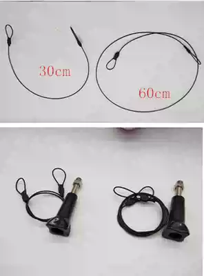 For gopro sports camera Insurance lanyard Safety buckle Anti-loss rope Metal safety rope hero7 6 5 accessories